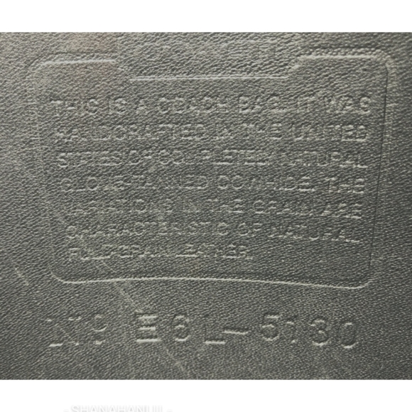 COACH Vintage 'STATION' Black Leather Crossbody - Picture 7 of 8